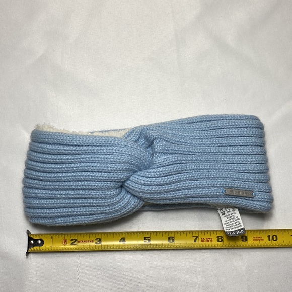 Headband light blue with a front wrap - Picture 7 of 8
